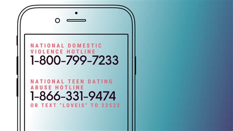 dating abuse hotline number